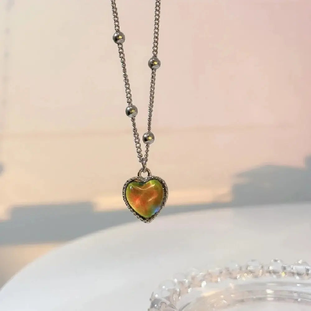 WW | Heart Pendant Necklace For Women