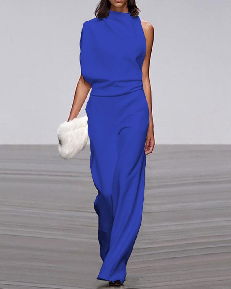 WW | Premium One Shoulder Jumpsuit