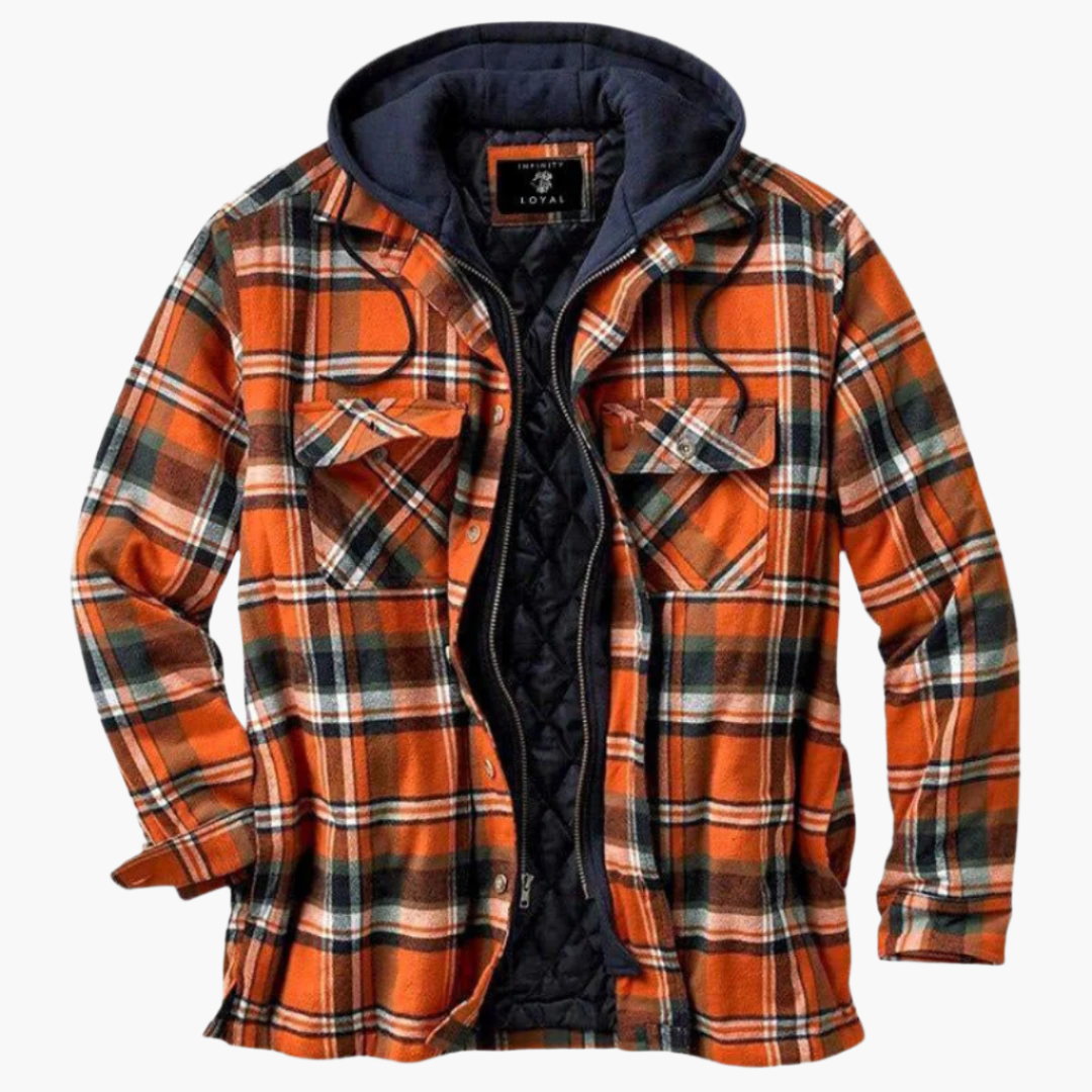 WW | Freizeitjacke im Holzfäller-Stil mit Kapuze - Zeitlos & Warm für Outdoor und Alltag