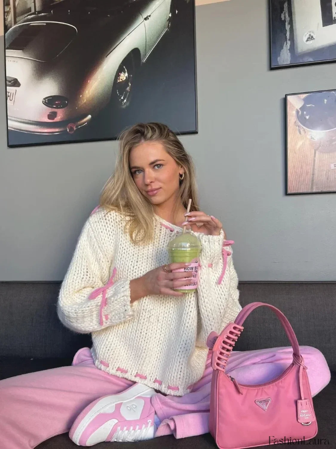 WW | Cosy knit jumper with contrast detail