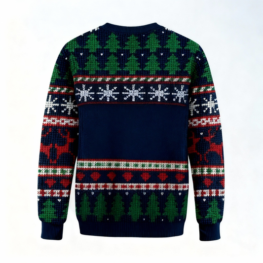 WW | Der weichste Unisex Lustige Weihnachtsmuster Pullover - Hässlicher Feiertags-Party-Jumper