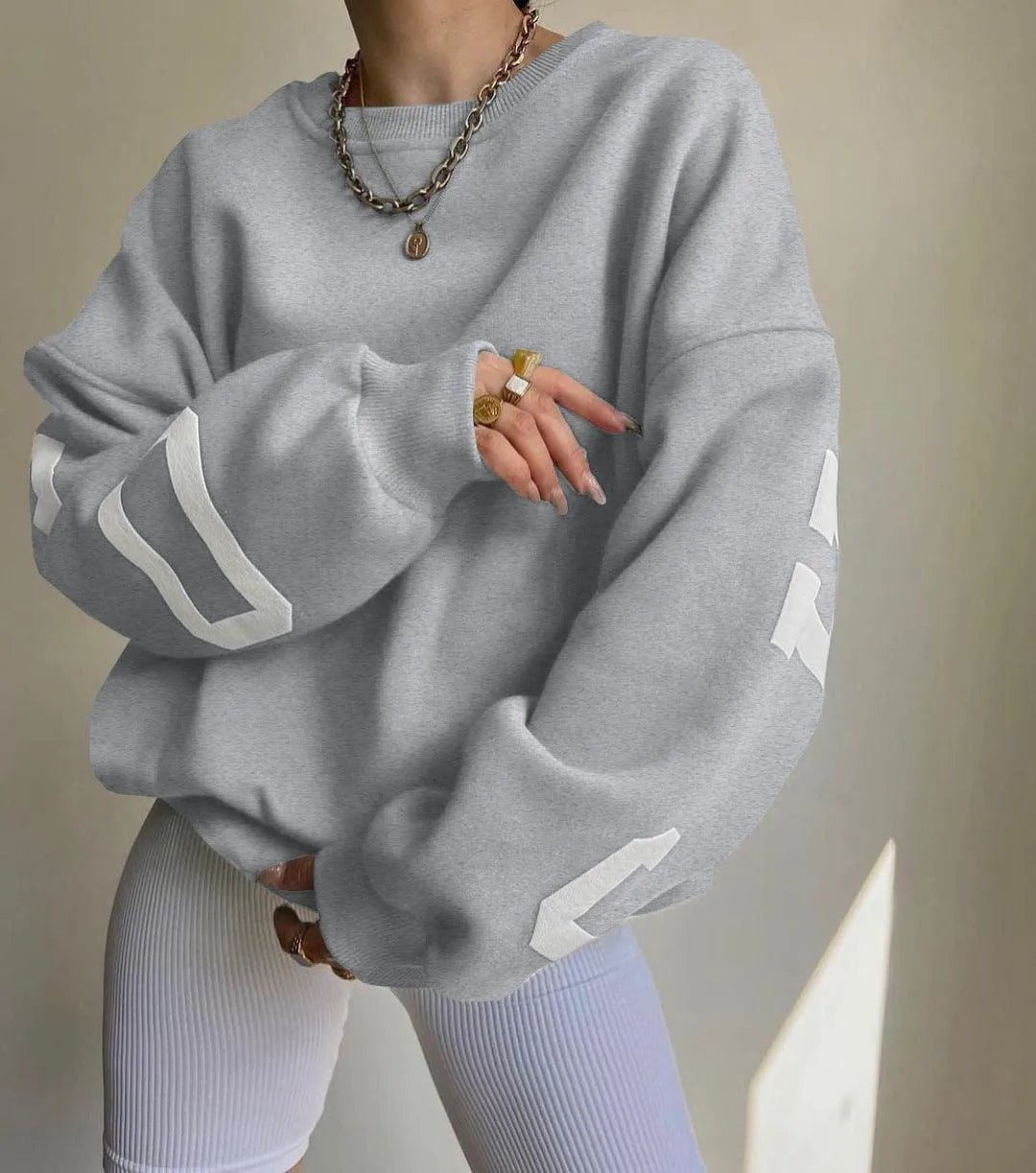 WW | Women's jumper with casual print