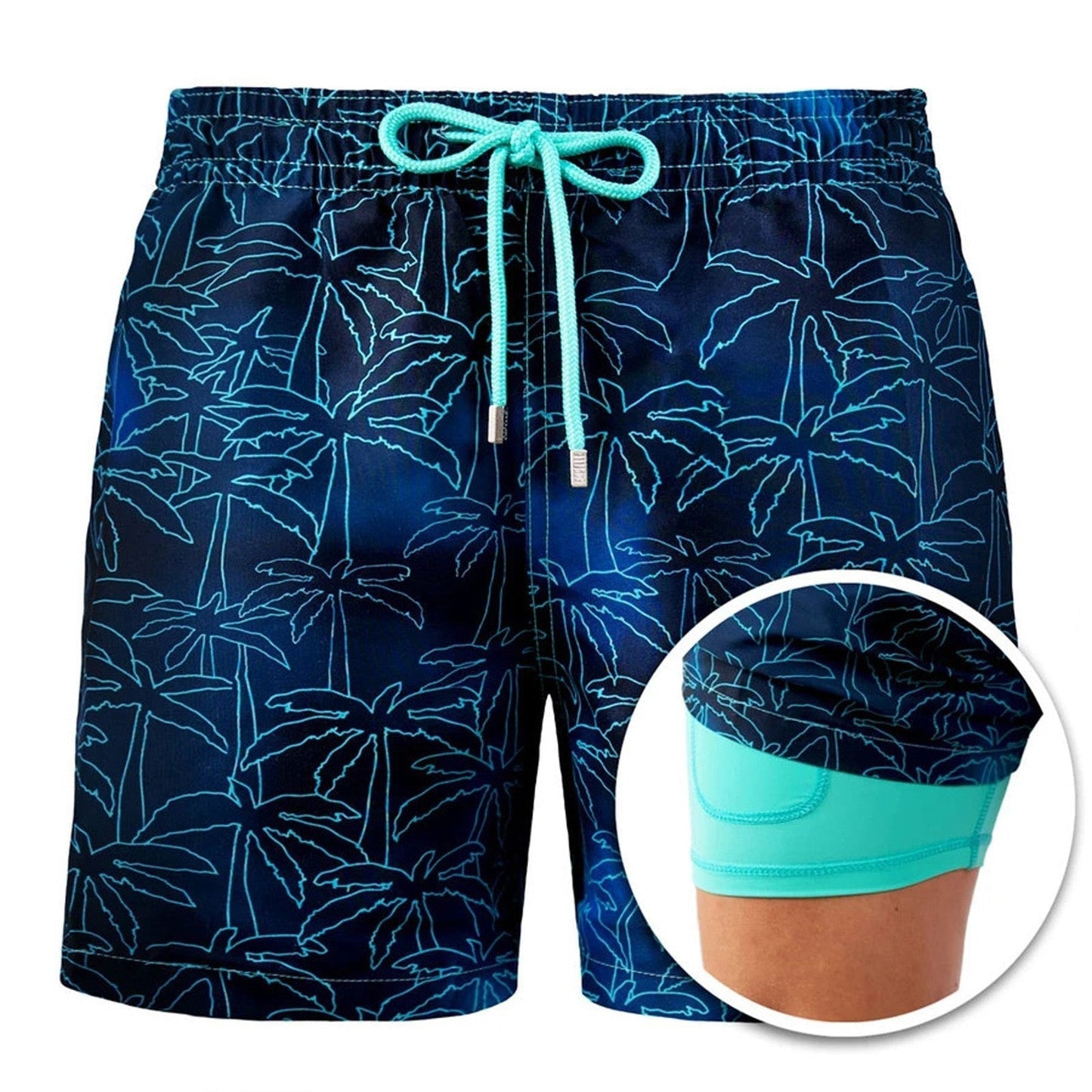 WW | Doppellagige Strandshorts Für Herren