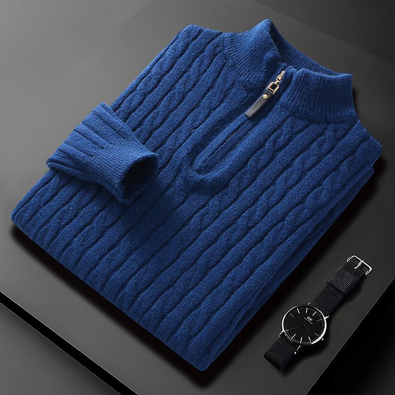 WW | Stilischer Herren-Reißverschluss-Pullover
