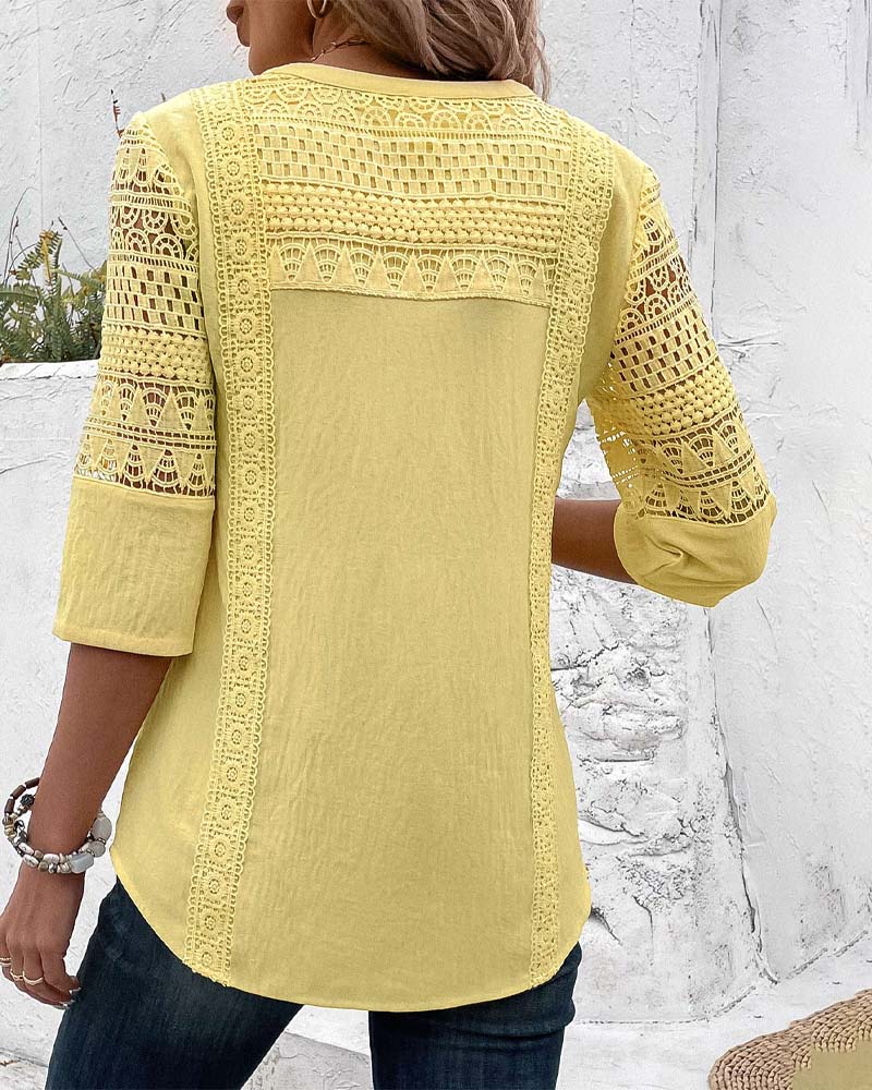 WW | Top with 3/4 sleeves