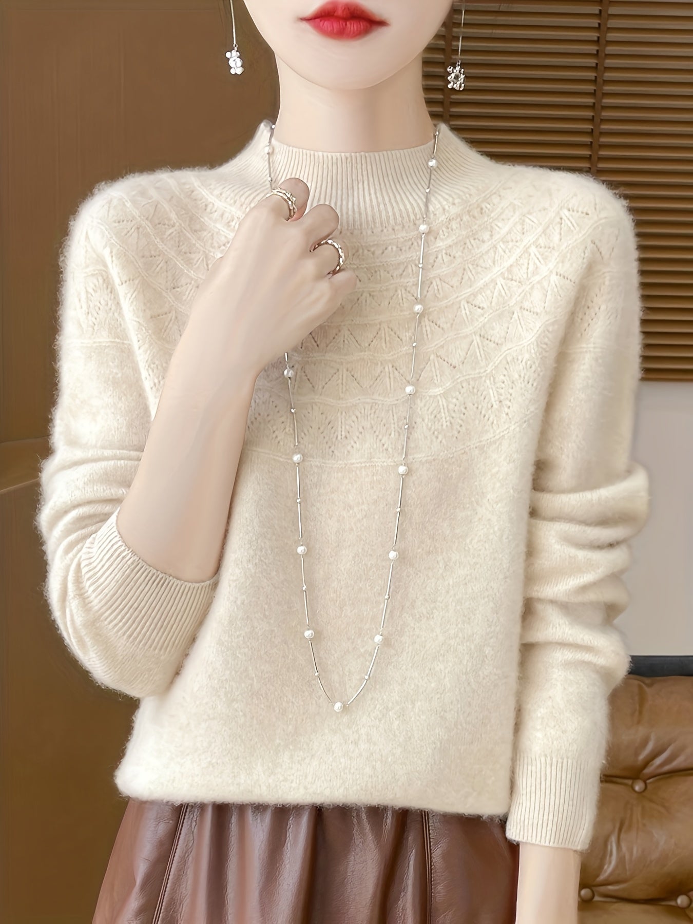 WW | Wollstrickpullover Pullover Damen - Für den Alltag