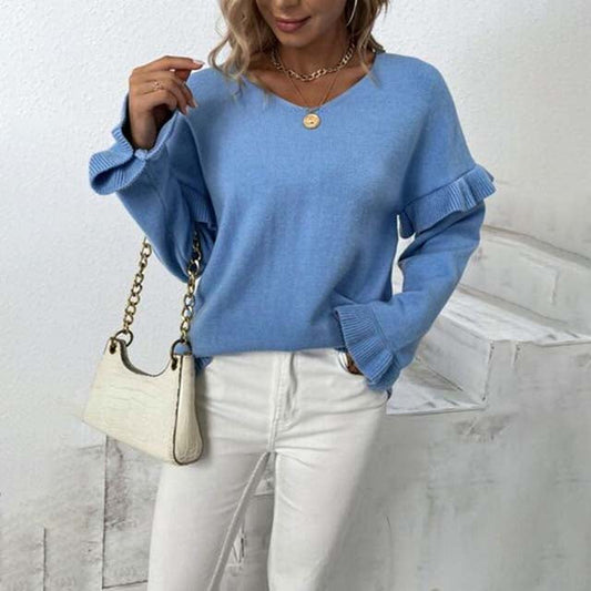 WW | Lässiger und Bequemer Strickpullover für Damen
