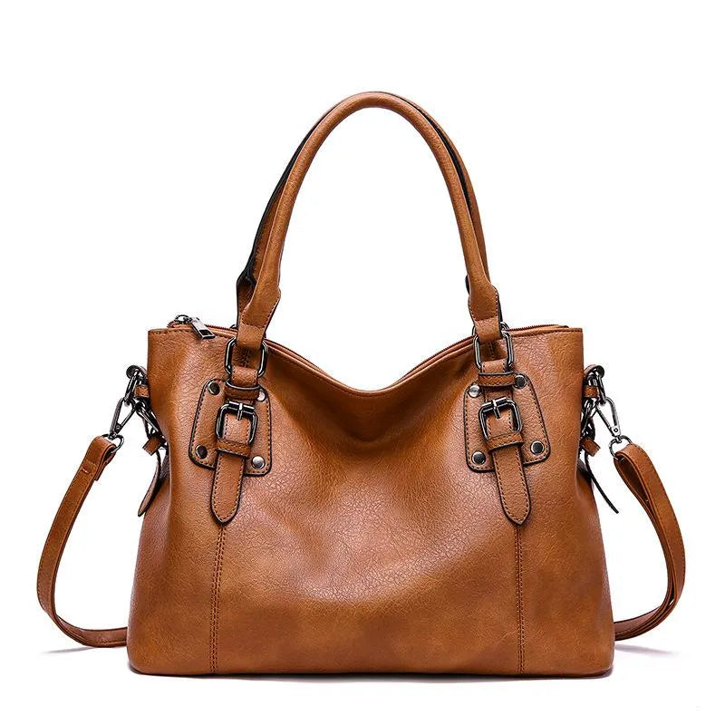 WW | Damen Elegante Leder-Umhängetasche