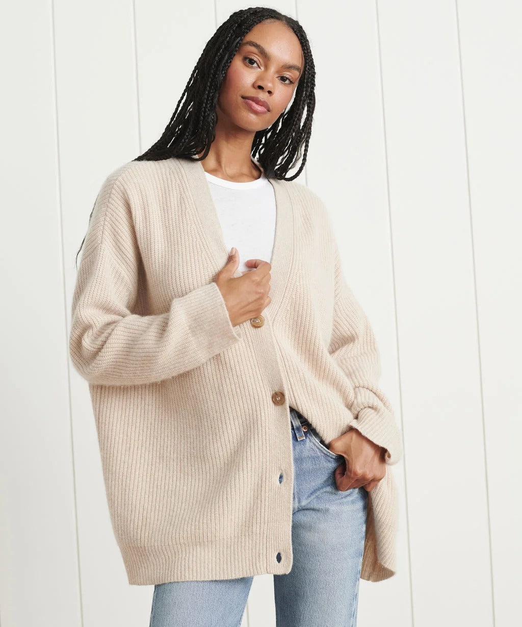 WW | Exquisites Cashmere-Mischwoll-Cardigan für klassische Eleganz