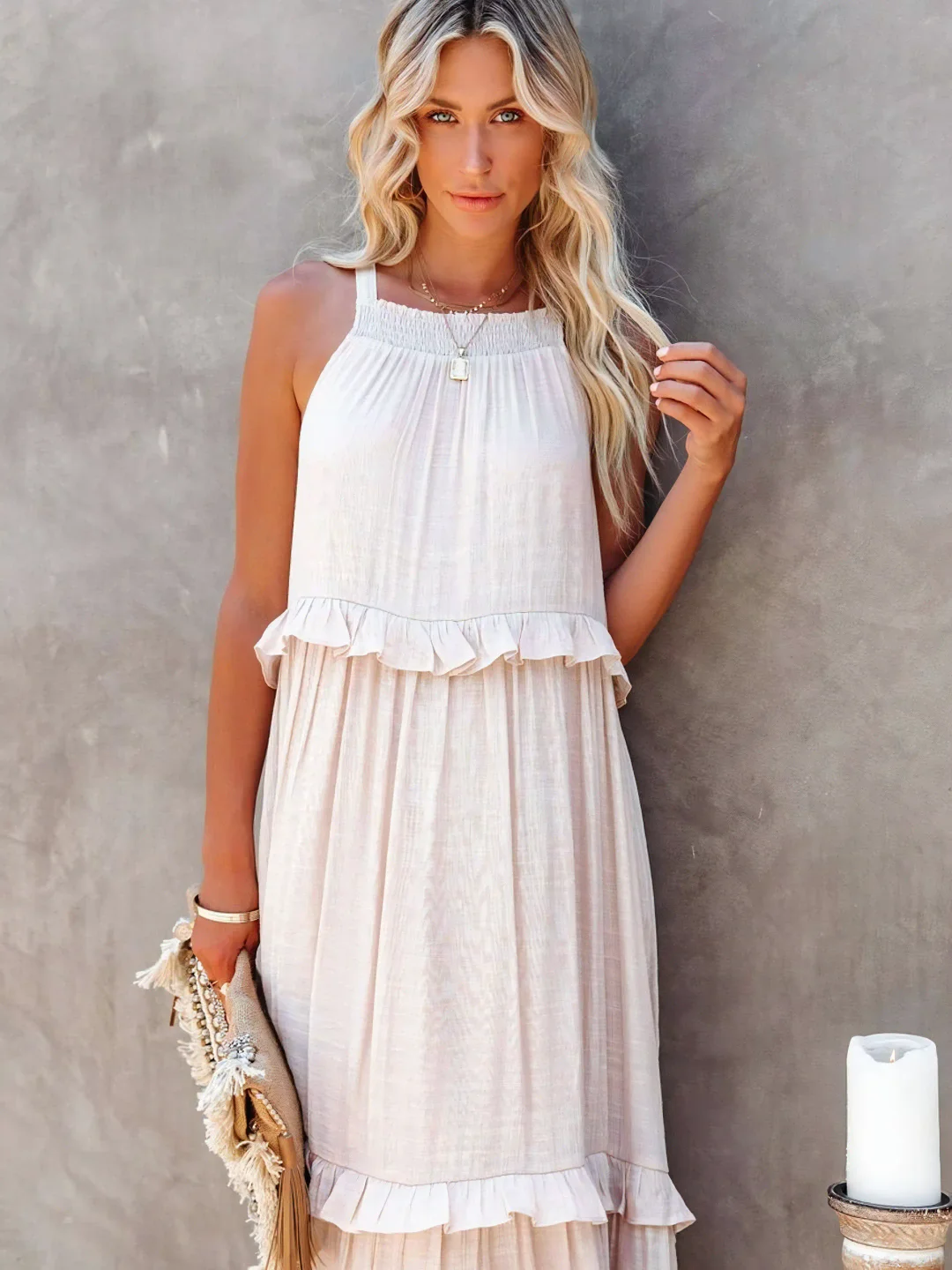 Vesa™ | Flowing Ruffled Dress