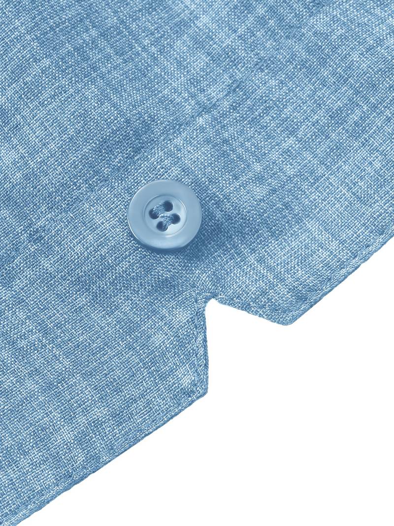 WW | Men's Classic Casual Button-Down Short Sleeve Shirt