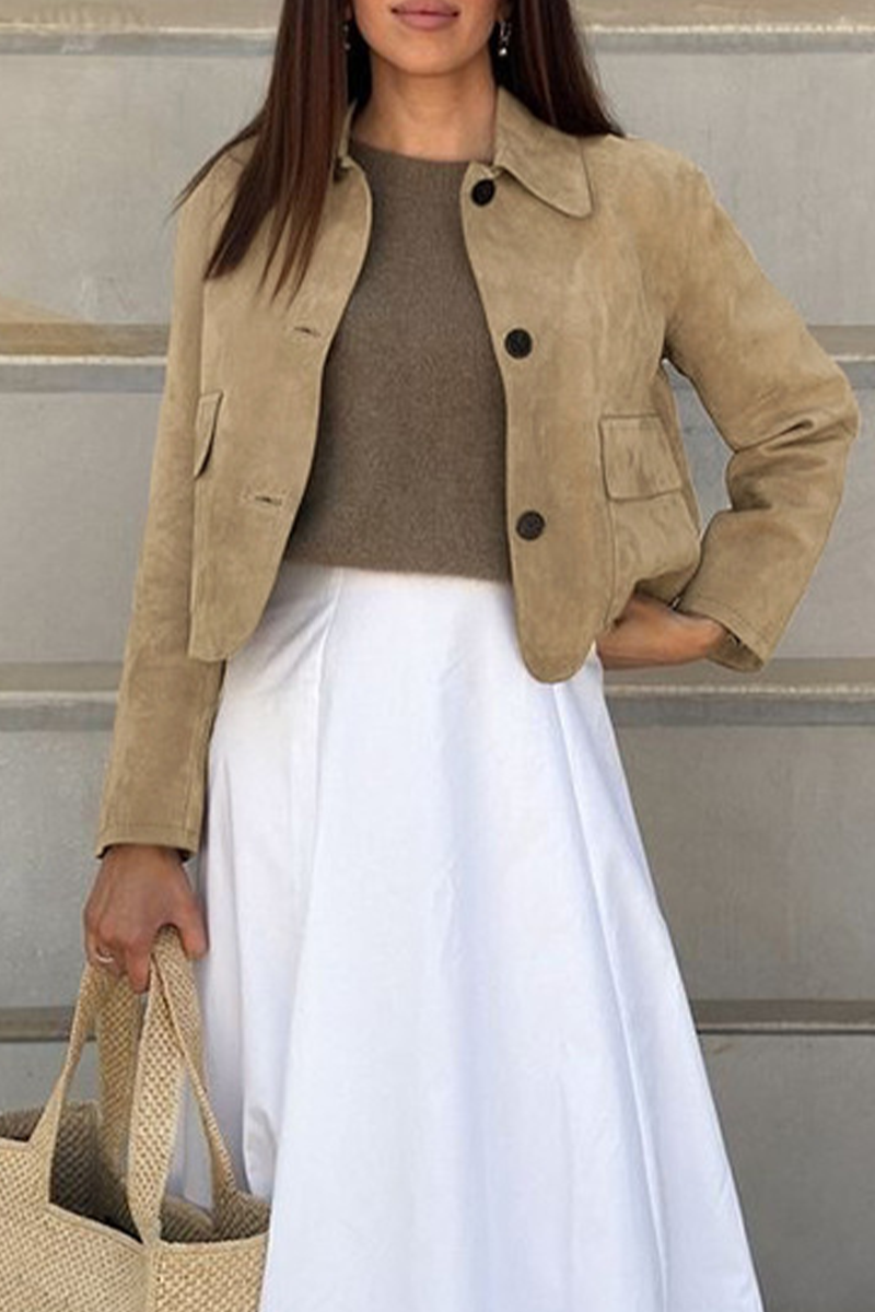 WW | Casual jacket with button-through shirt collar