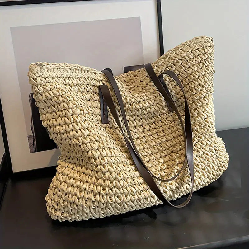 WW - große gewebte Tragetasche | Tasche im Bohemian-Beachy-Stil