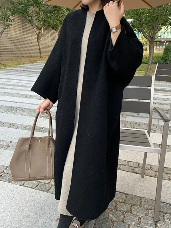 WW | Woll-Trenchcoat-Jacke für Damen