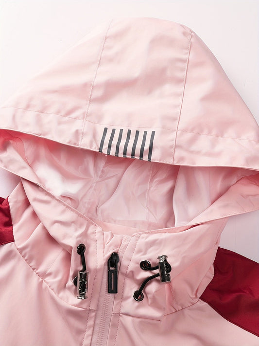 WW | Sportliche Damen Outdoorjacke mit Kapuze und Taschen mit Reißverschluss