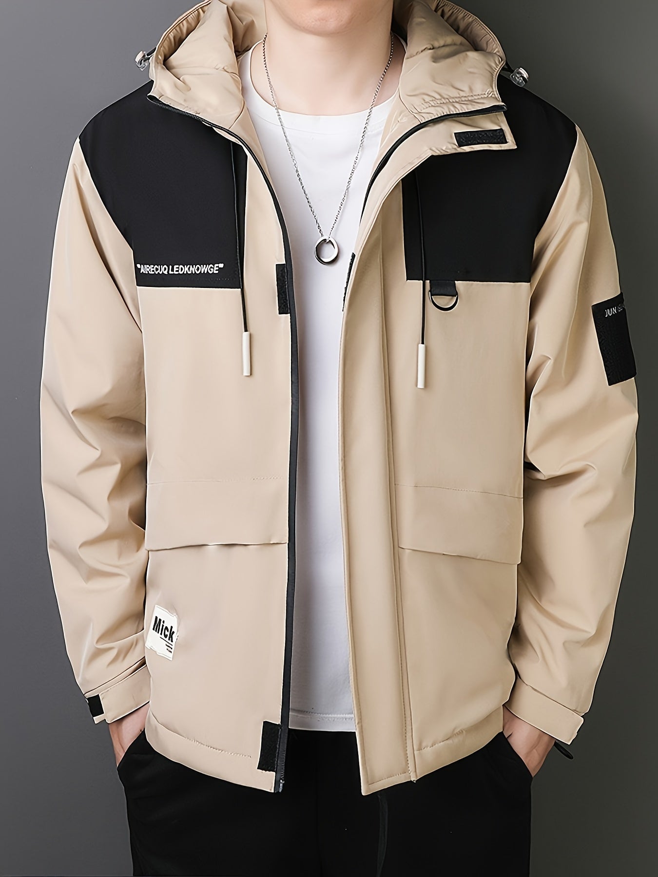 WW |  Übergangsjacke - Winddichte Streetwear Jacke mit Kapuze & Utility-Taschen