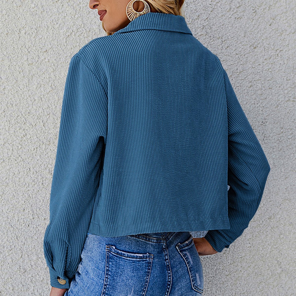 WW | Utility Jacket - Button Design - Lightweight Cotton Blend - Casualwear Essential