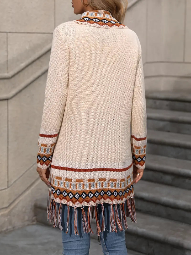 WW | Fransen Strickcardigan