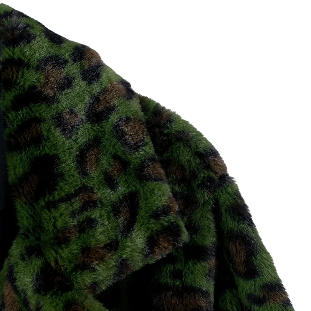 WW | Plus Size Leopard Print Open Front Long Sleeve Jacket