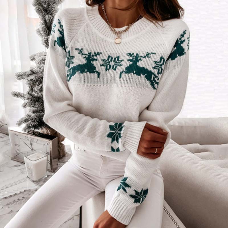 WW | Warmer Weihnachtsstrickpullover für Damen