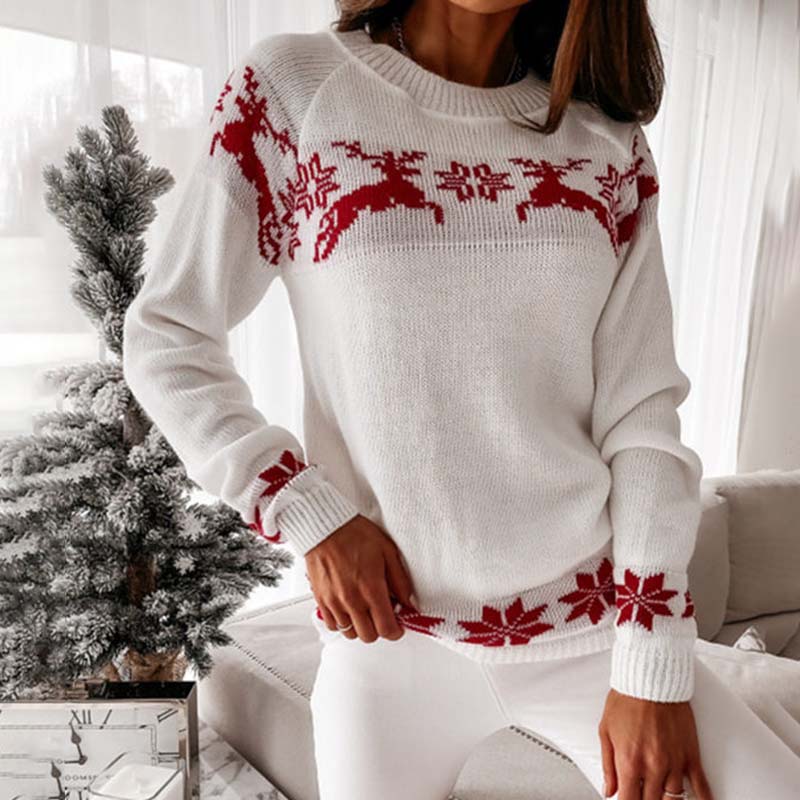 WW | Warmer Weihnachtsstrickpullover für Damen