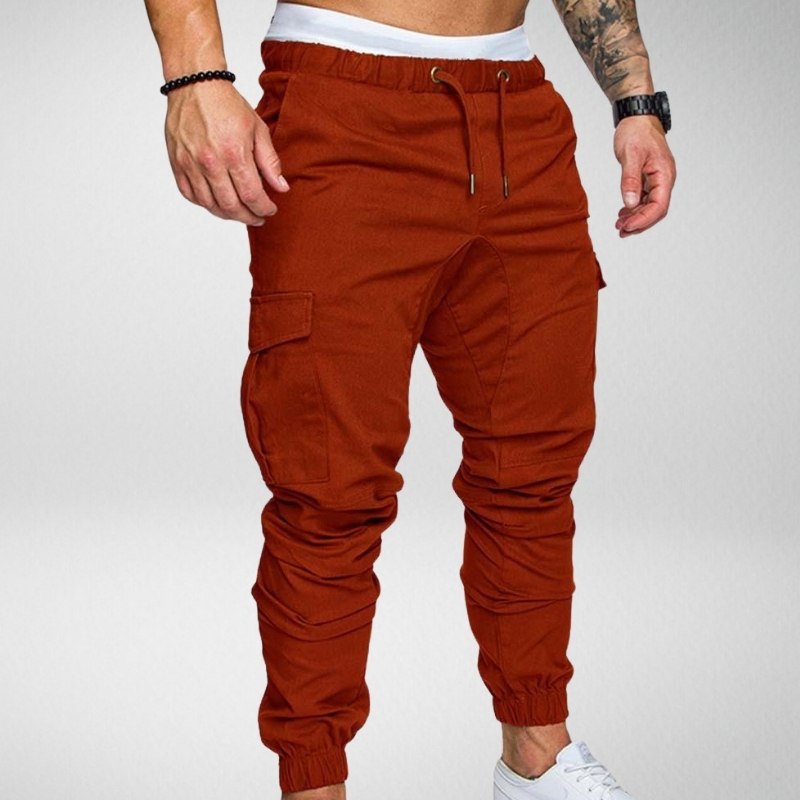 WW | Trousers with Elastic Waistband and Large Side Pockets