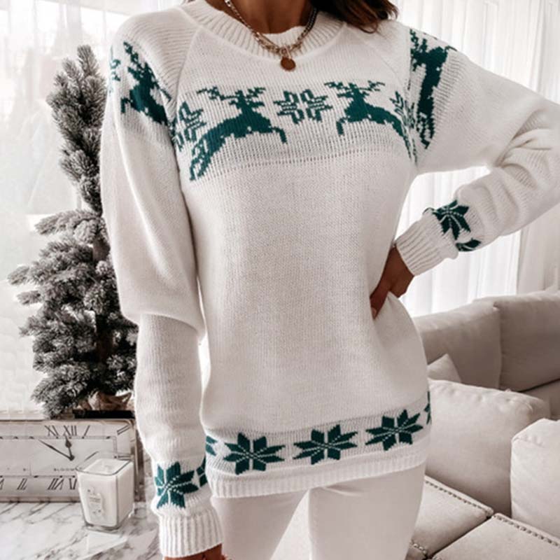WW | Warmer Weihnachtsstrickpullover für Damen