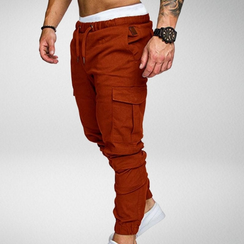 WW | Trousers with Elastic Waistband and Large Side Pockets