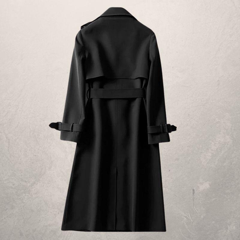 WW | Trenchcoat Doppelreiher Taillengürtel Sturmklappe Verstellbare Bündchen