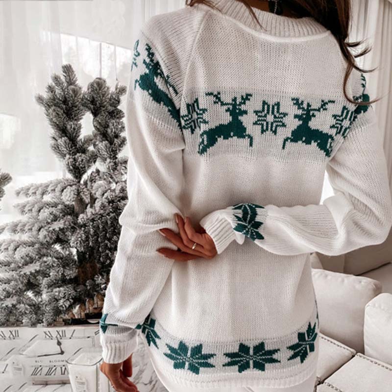 WW | Warmer Weihnachtsstrickpullover für Damen
