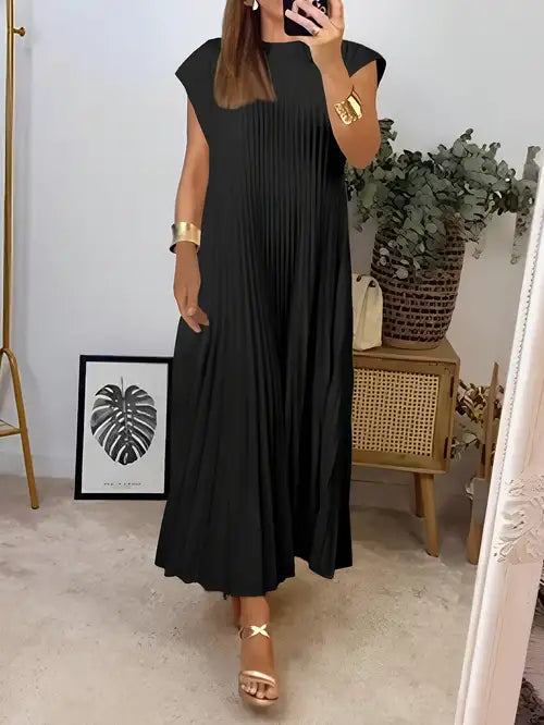 Simone | Robe plissée légère et raffinée