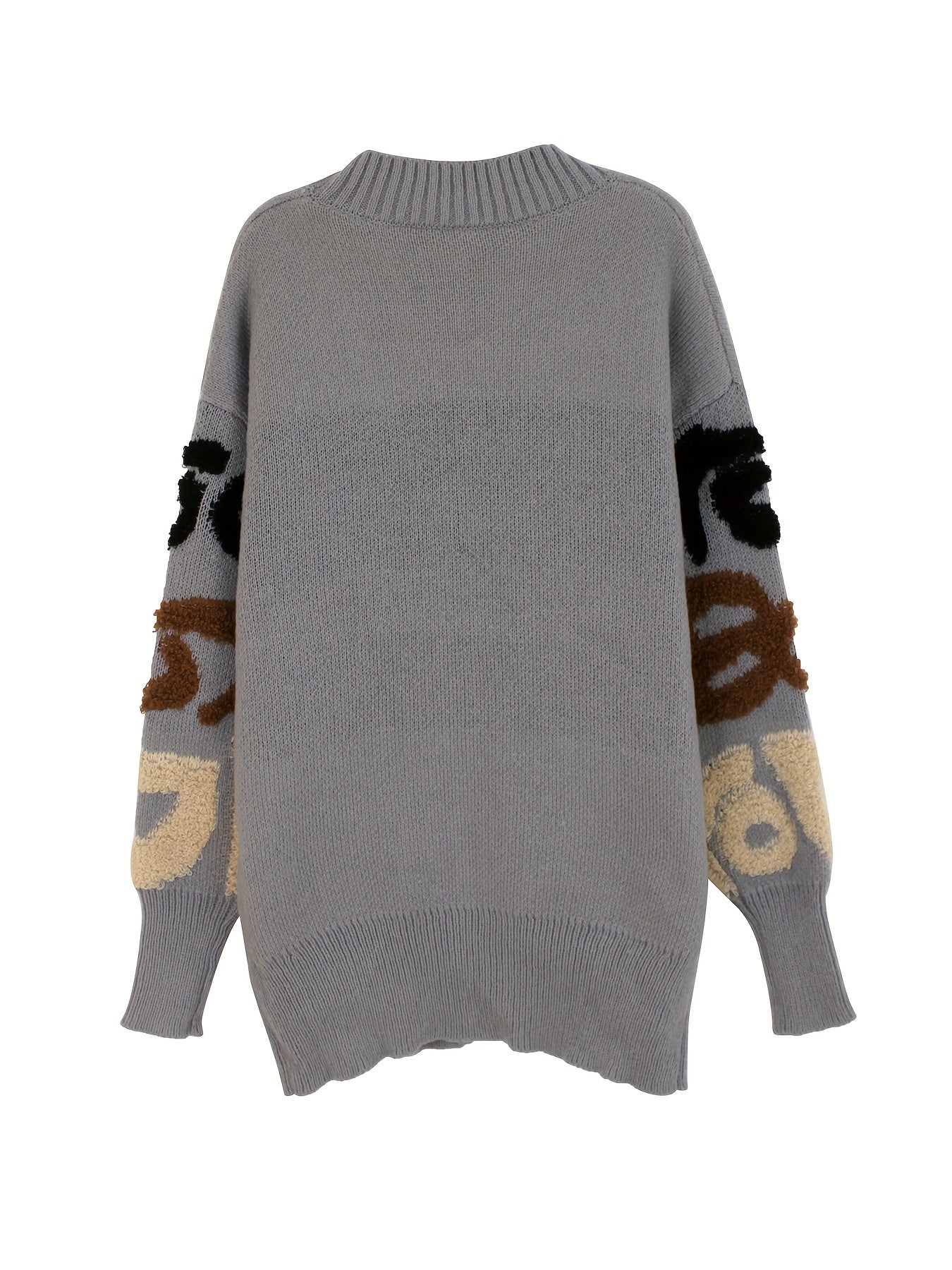 WW | Letter Pattern Button Down Cardigan For Women - Perfect For Casual Days