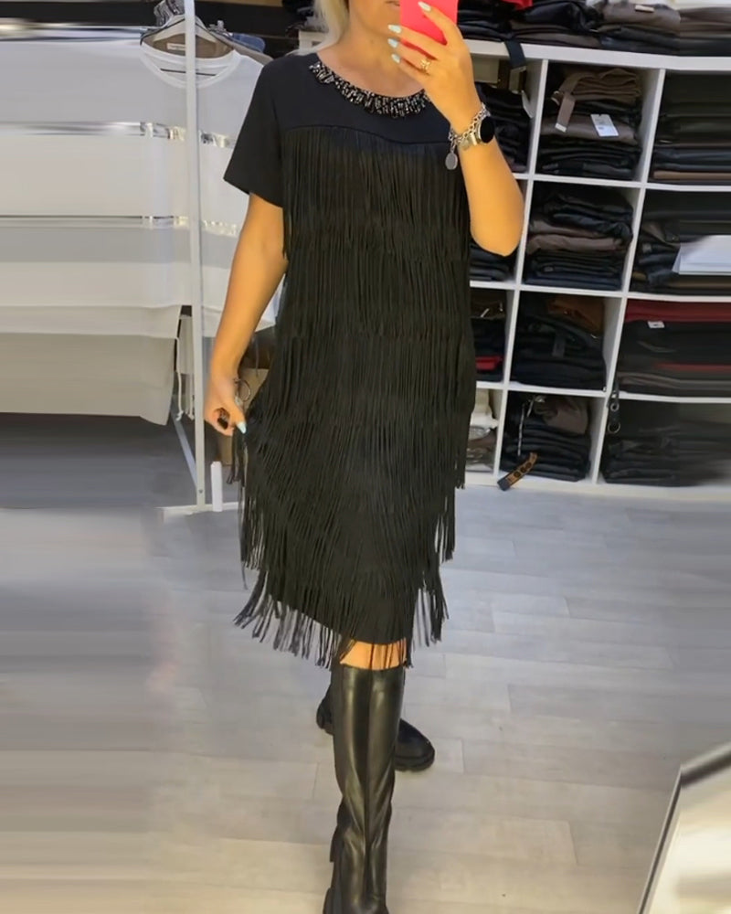 WW | Schickes Shiftkleid mit Quasten