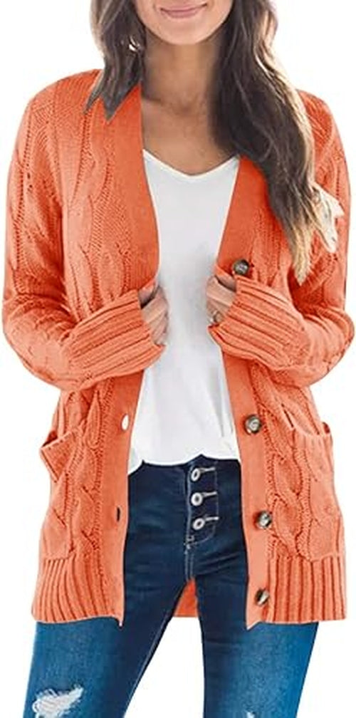 WW | Langärmeliger Pullover Aus Zopfstrick