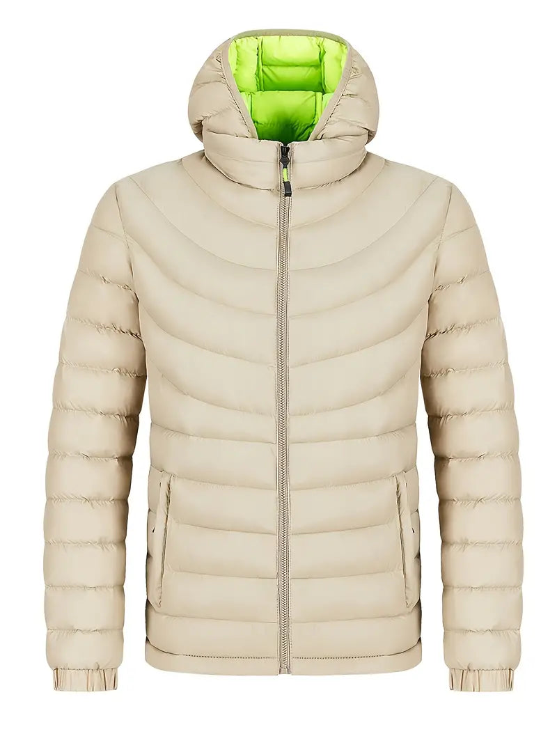 WW | Herrenjacke gefüttert mit hohem Kragen für Herbst und Winter