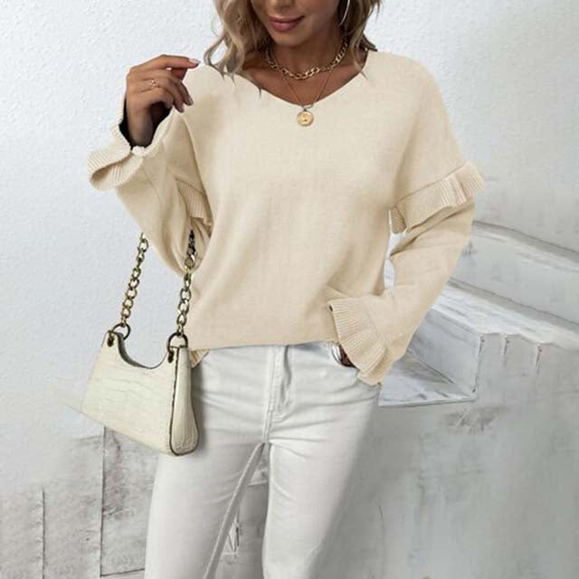 WW | Lässiger und Bequemer Strickpullover für Damen