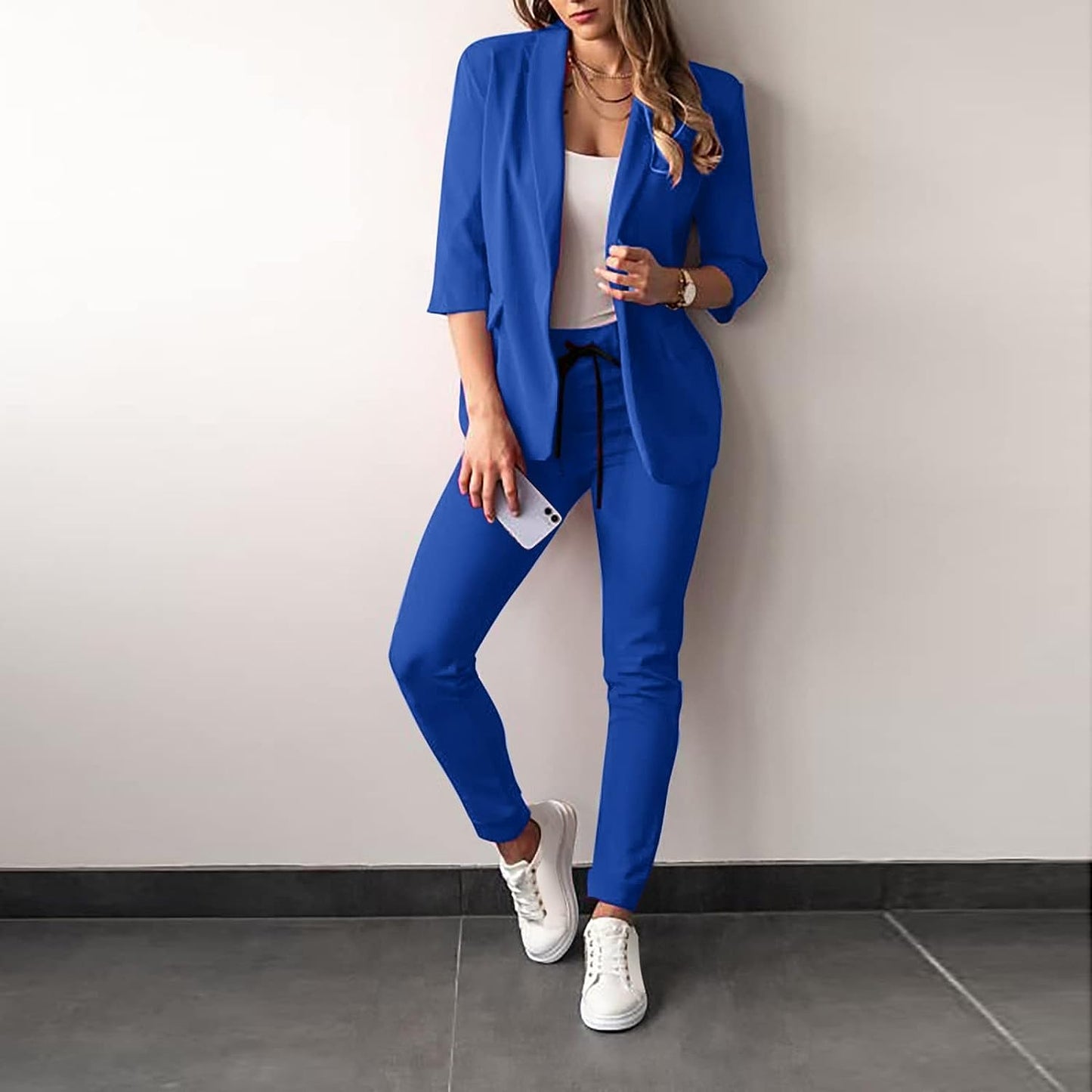 WW 2-teiliger Damenanzug | Stilvoller Blazer und Hose für Damen
