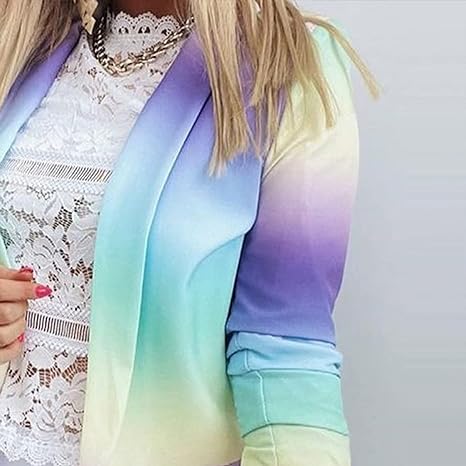 WW | Langärmelige Tie-Dye-Blazer