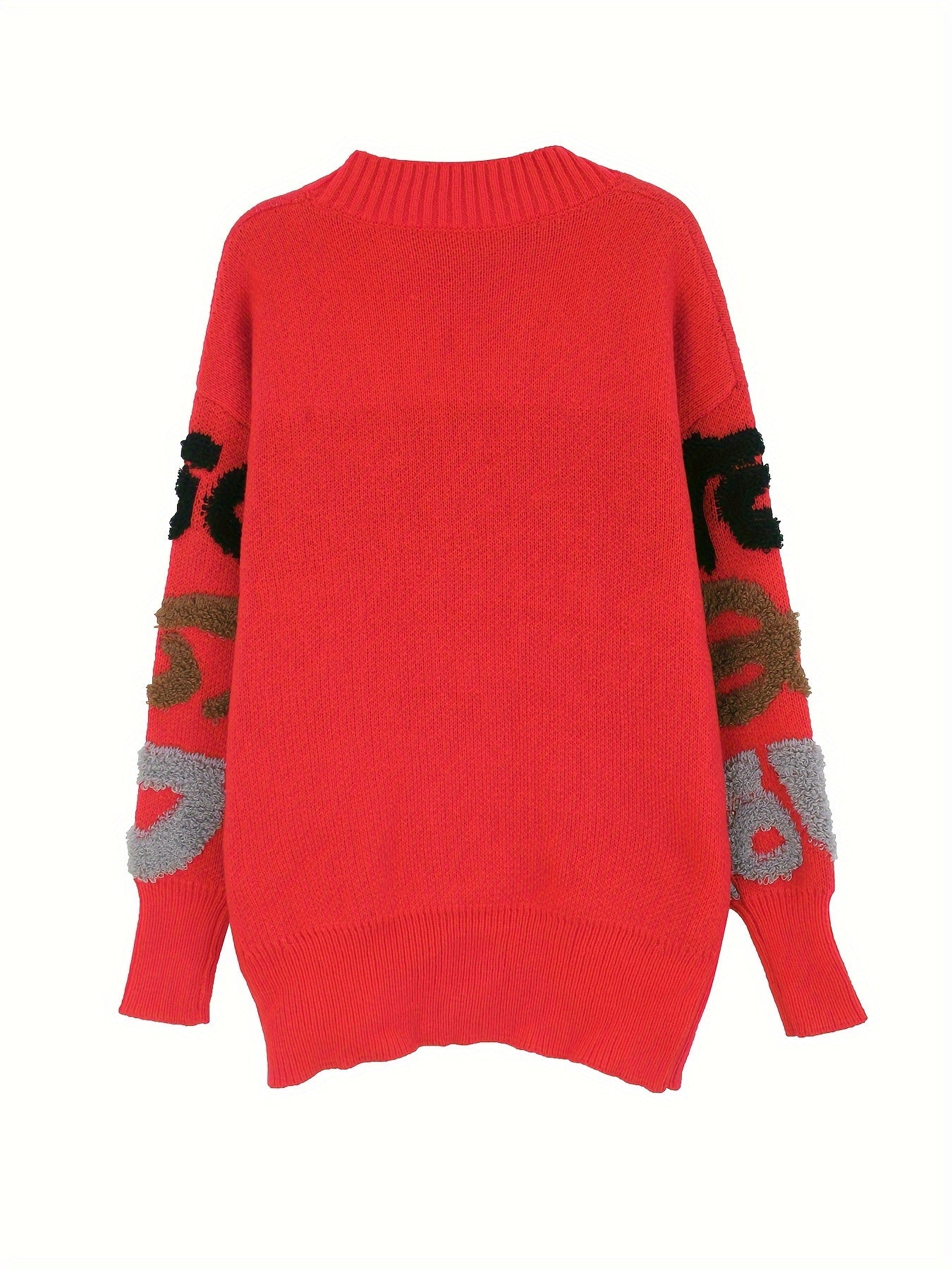 WW | Letter Pattern Button Down Cardigan For Women - Perfect For Casual Days