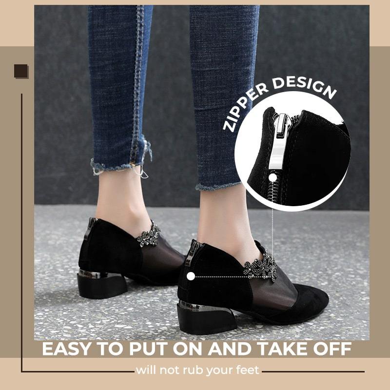 Luna | Pumps With Chunky Rhinestone Heel