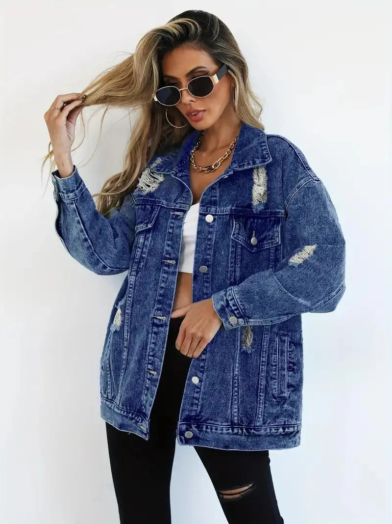 WW | Oversized Denim Jacket for Women