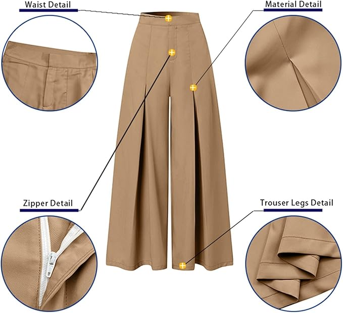 WW | Buttoned Wide-Leg Trousers