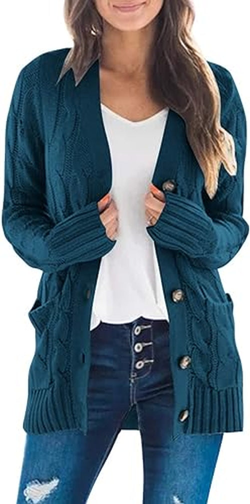 WW | Warme Strickjacke Aus Wolle