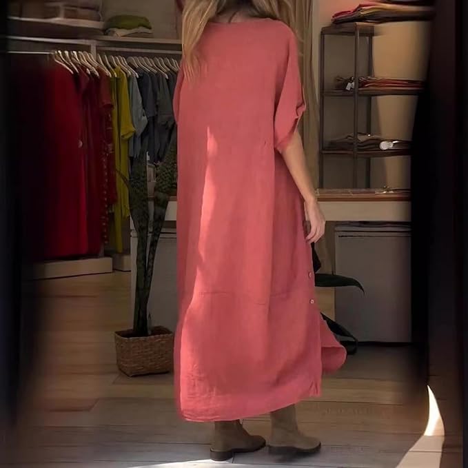 WW | Leinen Baumwolle Kleid