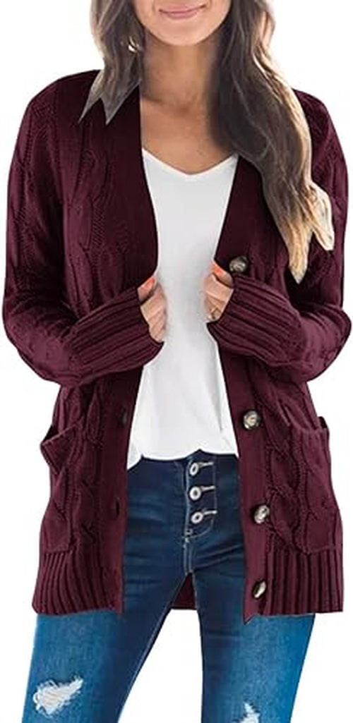 WW | Warme Wollstrickjacke