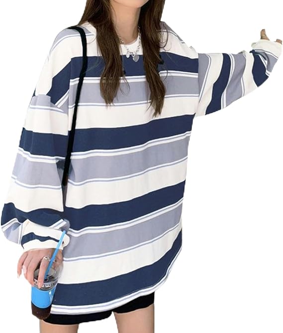 WW | Vintage Long-Sleeved Striped Sweater