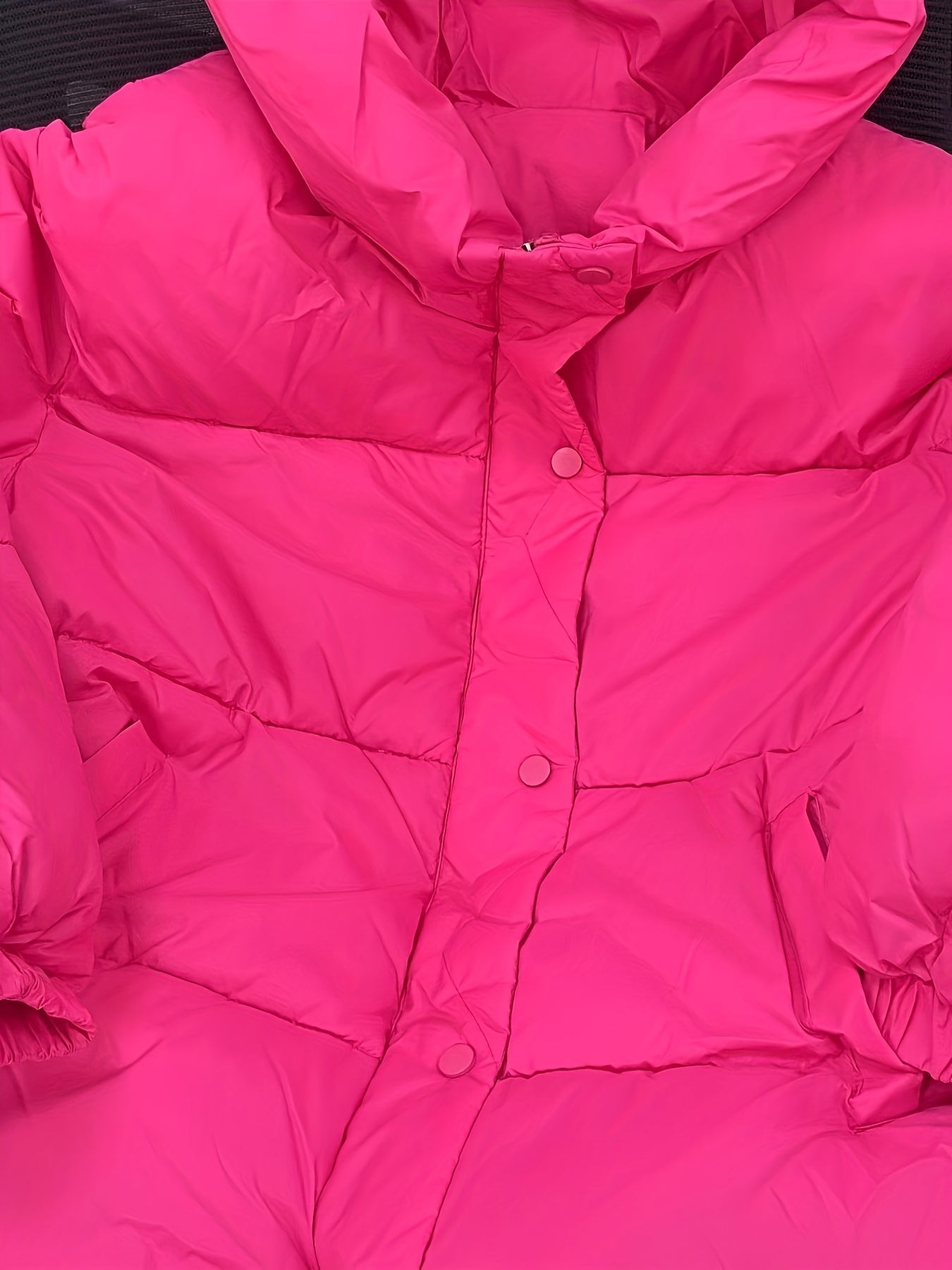WW | Dicke, lässige Winterjacke mit Kapuze und Reißverschluss für Damen - Perfekt für Herbst/Winter