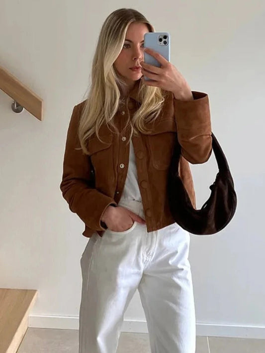 WW | Elegant suede jacket