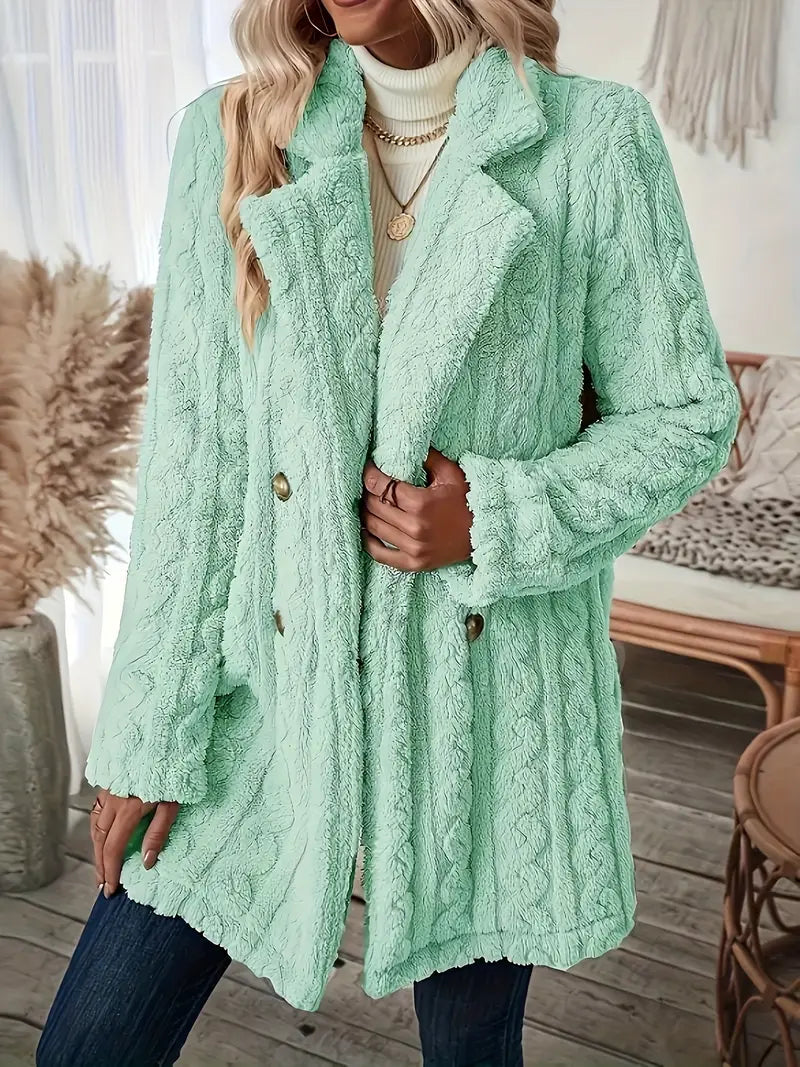 WW | Thermo-Mantel für Damen weich und glatt mit langen Ärmeln und elegant
