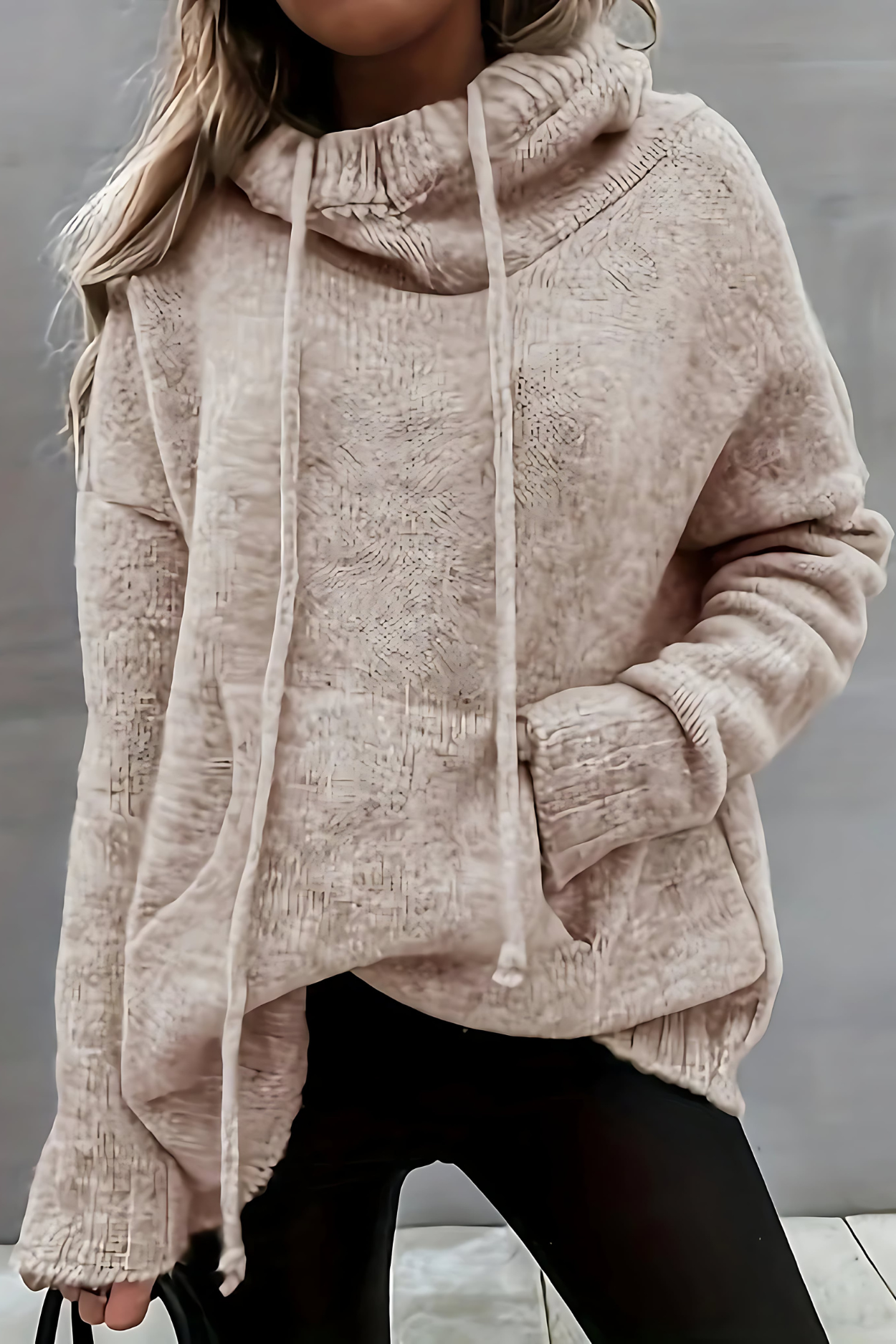 Xena | Long Sleeve Sweater with Pocket